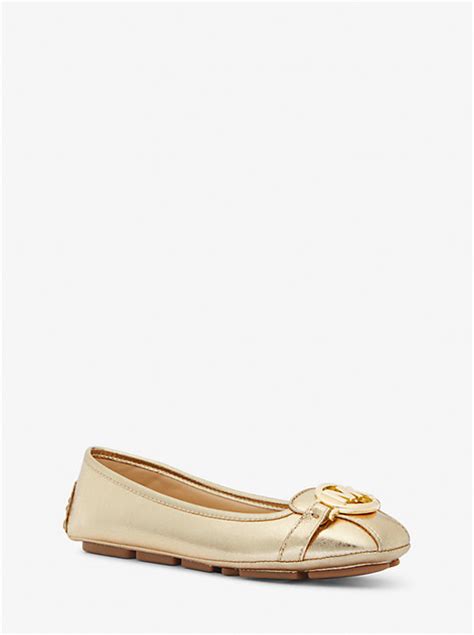 michael kors driving|Fulton Metallic Leather Moccasin .